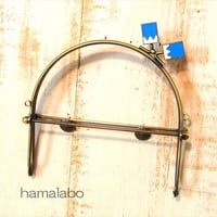 【HA-1463】16cmベンリー口金/(新撰組×アンティークゴールド)・カン付き