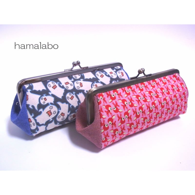 KT-1003】がま口メガネ＆ペンケースの型紙＆レシピ【16.5cm用