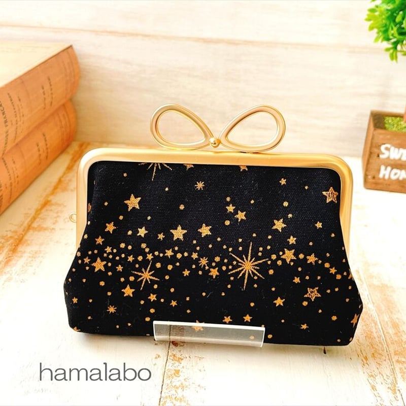 KT-2028】コンパクト親子がま口の財布(マチあり)の型紙＆レシピ【12cm