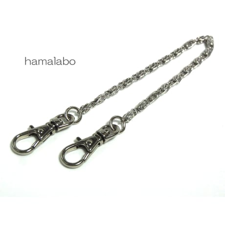 【HA-517】持ち手用チェーン24cm(シルバー)