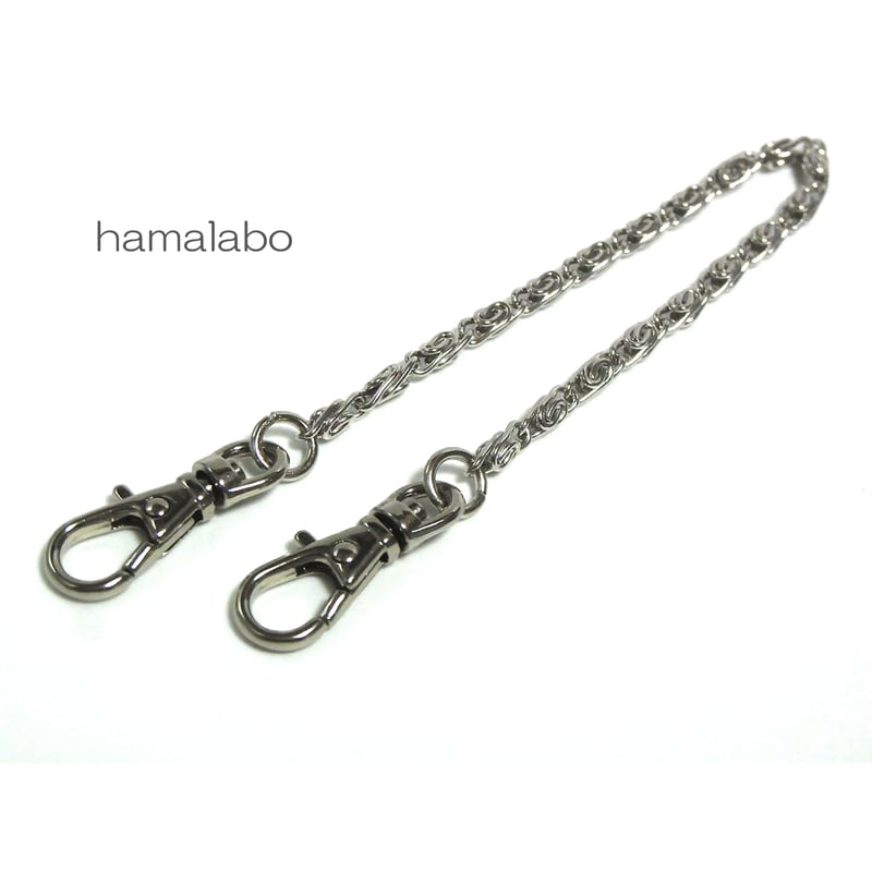 HA-517】持ち手用チェーン24cm(シルバー) | Hamalabo-2nd /がま口の