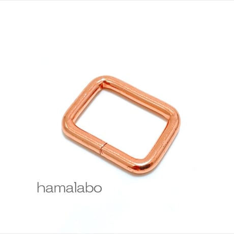1個あたり約32円！廃盤大特価セール！【HA-b1206】お得な大容量パック！角カン 21mm幅×30個入り(ローズゴールド・ピンクゴールド)
