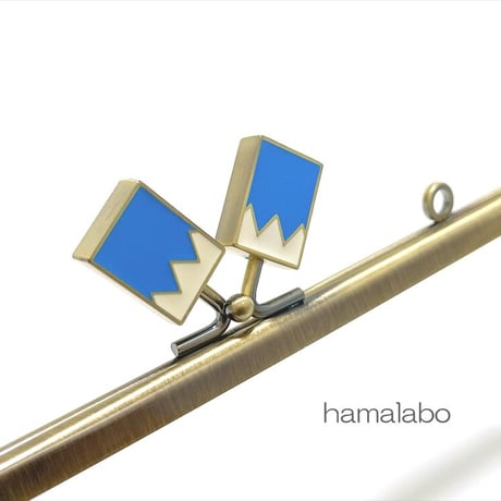 初回のみ大特価！【HA-2296】18cm/角型(新撰組×アンティークゴールド)・カン付き