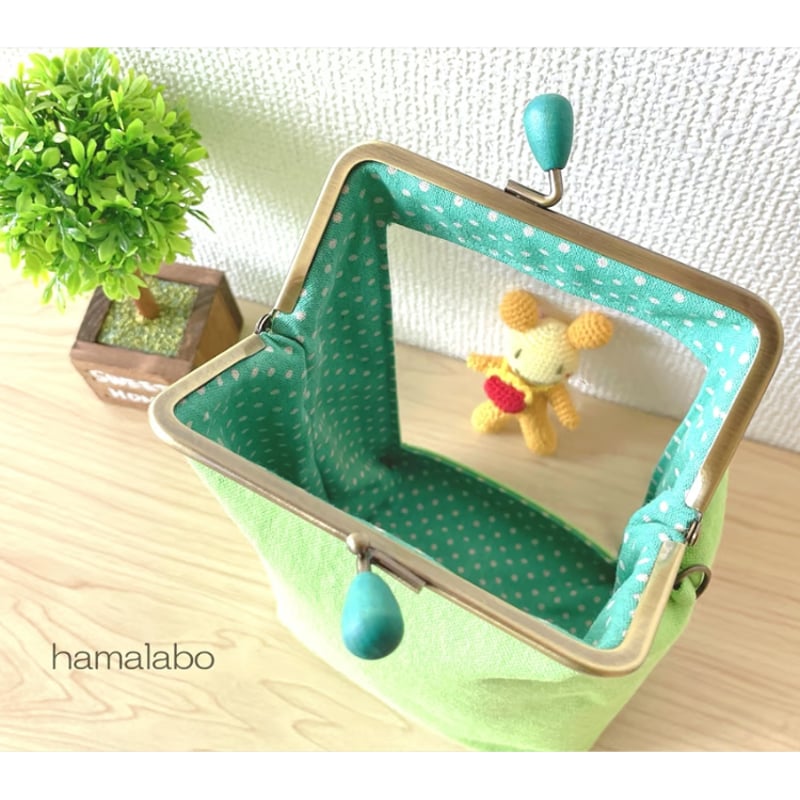 KT-2141】通常サイズ版！推しぬい用がま口ポーチ(ショルダー可能)の