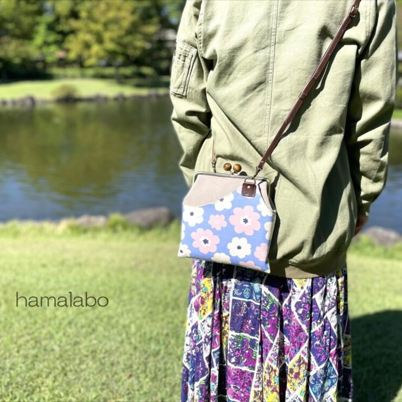 ma-mama☆family☆kids☆ がま口ショルダーバッグ ma-mama☆family☆kids☆ がま口ショルダーバッグ がま口ショルダー