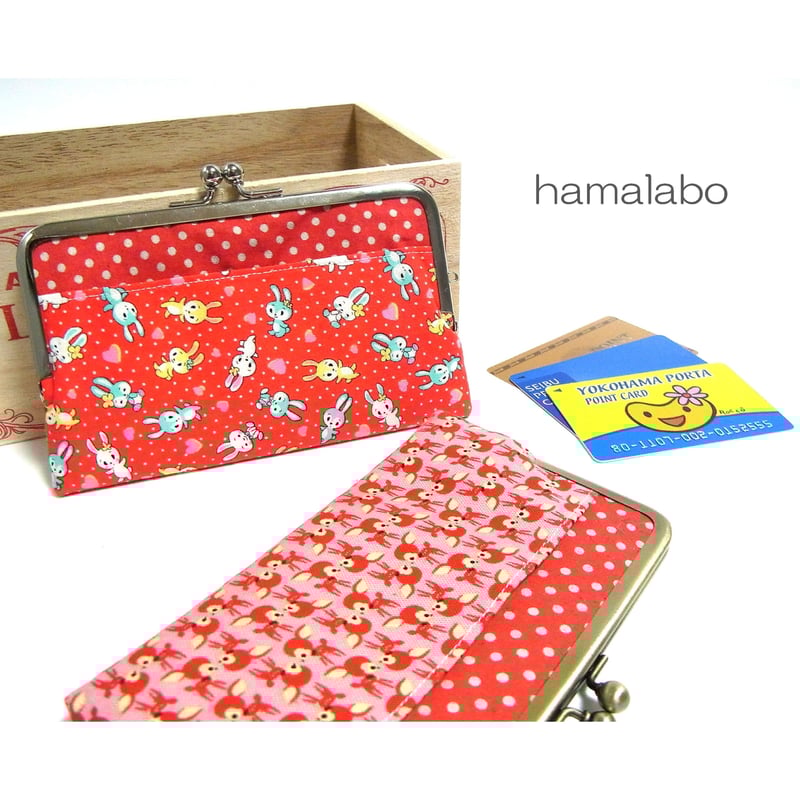 KT-1040】がま口コンパクト財布(仕切りアリ)の型紙＆レシピ