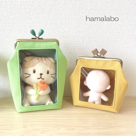 【HA-197】<横ひねり>12cm/角型(肉球)・アンティークゴールド
