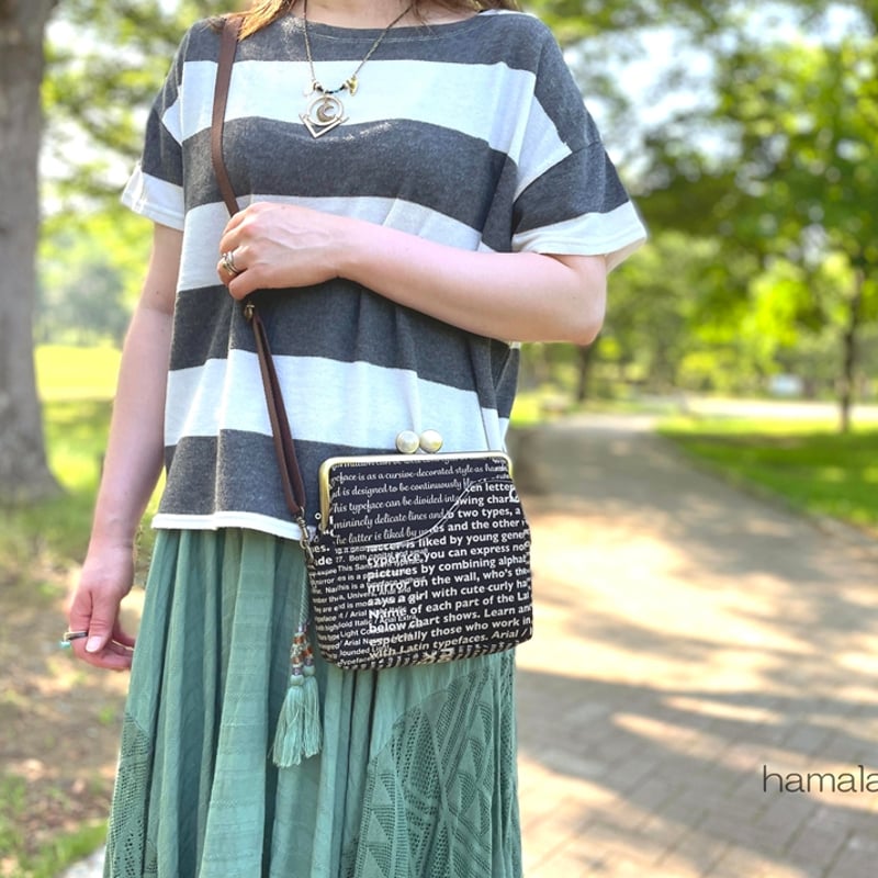 KT-2138-SET】スマート版！がま口ポケットショルダーバッグ