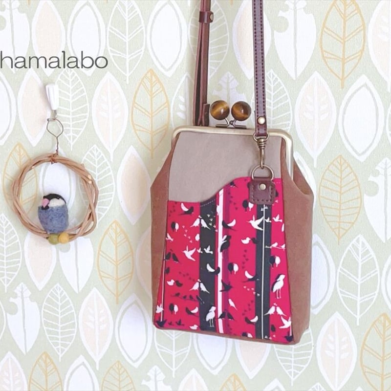 サコッシュ風ポーチ♡女の子＆わんこ サコッシュ風ポーチ＆体操服入れ♡女の子とわんちゃん