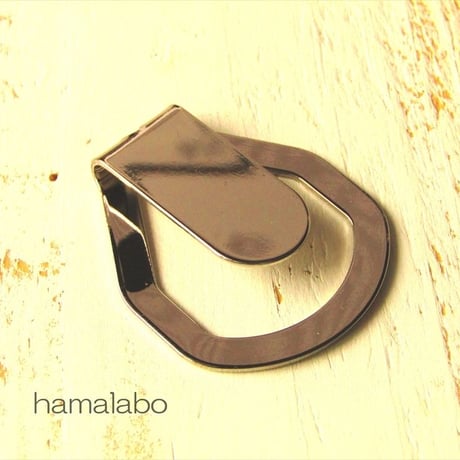 【HA-636】<身に付けるがま口>ぶら下げ用ベルトフック＆帯フック(シルバー)