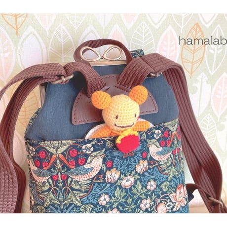 【HA-1802】18cm/角型口金/(新リボン×アンティークゴールド)