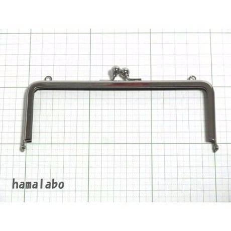 【HA-1353】15cm/角型(シルバー)・カン付き口金