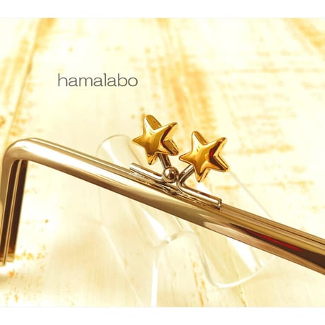 【HA-1904】12cm/角型(シルバー×ゴールドスター)