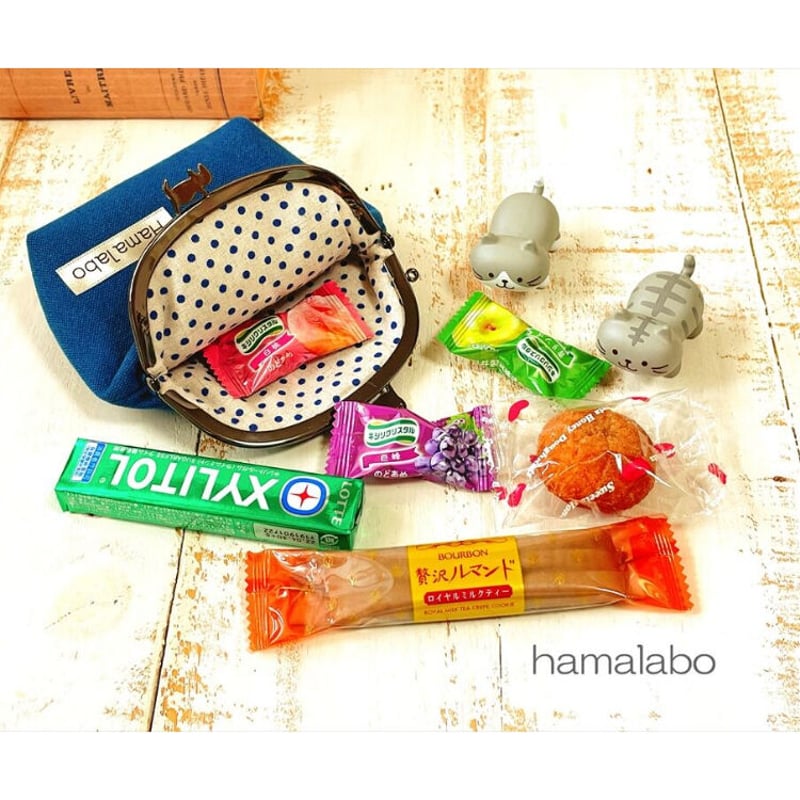 KT-2104】縦長がま口ポーチの型紙＆レシピ【10cm/くし型用