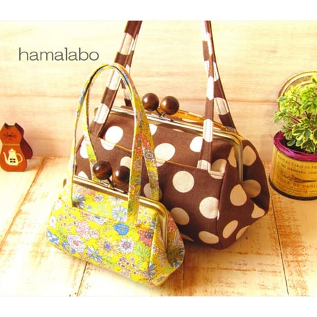 【HA-2367】12cm角型口金/イチゴ(白色)/ゴールド/カン付き