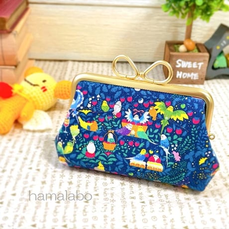 限定品＆大特価セール！【HA-2575】リングリボン口金/12cm角型(アンティークゴールド)