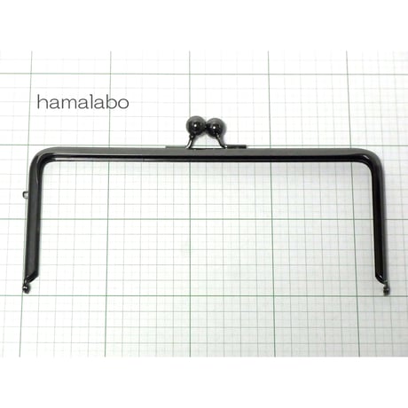 【HA-1297】22cm/角型(アメ玉×ブラック)