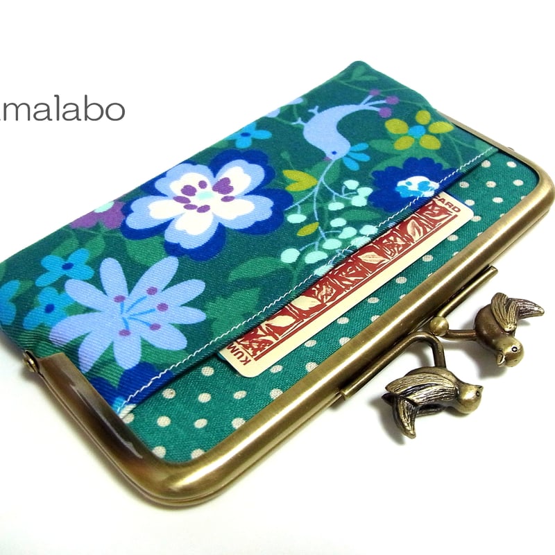 がま口財布 日本製牛革友禅染がま口財布(ピンク)を贈るなら｜温泉・旅行カタログ