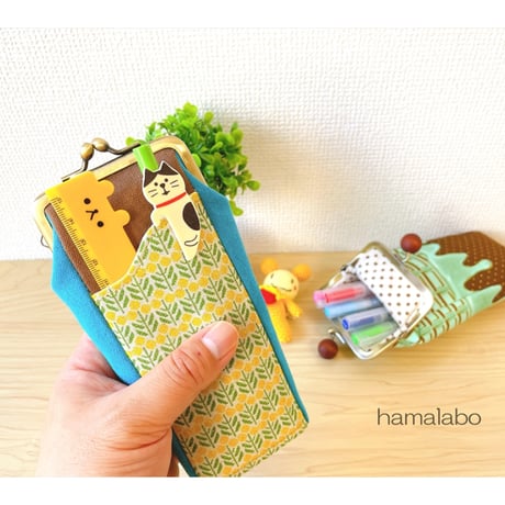 【HA-2272】7.5cm/角型/ナツメひねり(アンティークゴールド)　5本セット