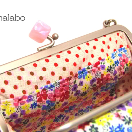 在庫調整で今だけ50％引き！【KT-1053】がま口ミニ俵型ポーチの型紙＆レシピ【13.5cm用】