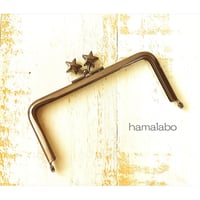 【HA-1905】12cm/角型(ブラック×ブラックスター)