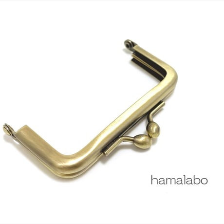 【HA-2270】7.5cm/角型/ナツメひねり(アンティークゴールド)