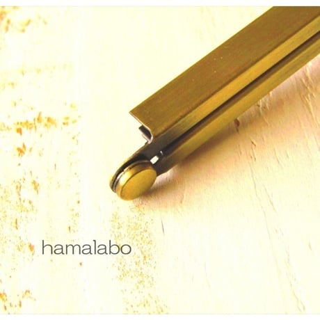 【HA-953】竹の口金21cm(アンティークゴールド)