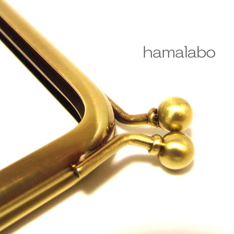 在庫調整で今だけ47％引き！【HA-b1164】<横ひねり>10cm/角型の口金(アンティークゴールド)