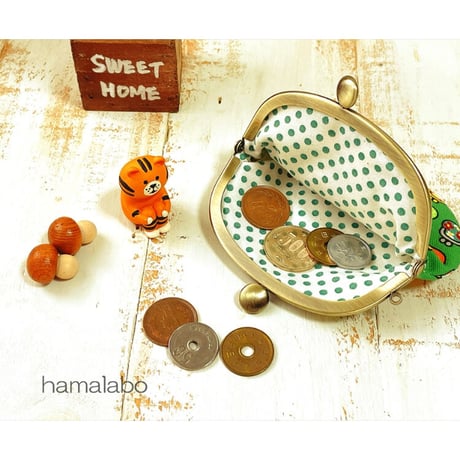 【HA-1955】碁石口金/10cmくし型(ブラック)