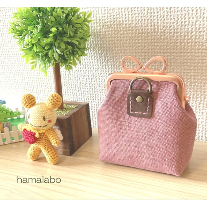 KT-2146】プチサイズ版！推しぬい用がま口ポーチの型紙＆レシピ【7.5cm