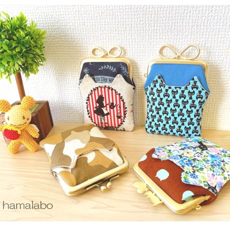 【HA-2269】7.5cm/角型/ナツメひねり(ゴールド)