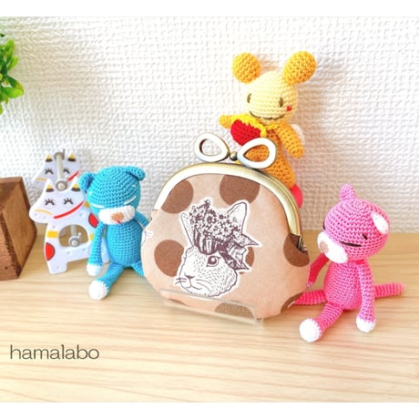 3月2日販売開始！【KT-2166】ミニサイズ♪がま口小銭入れの型紙＆レシピ【7.5cm/くし型用】