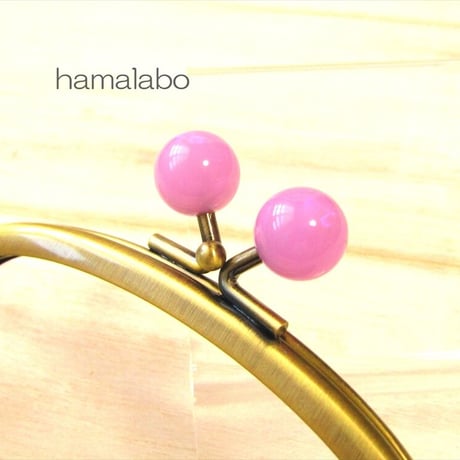 【HA-2015】12.5cmくし型(足長)/(オーロラパープル×アンティークゴールド)