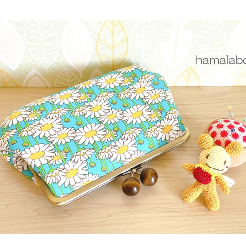 編みぐるみ 天使 ペア 10.5がま口 2個 ポーチ 小物入り編みぐるみ