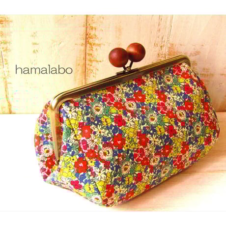 廃盤予定【HA-1670】ネコカン口金/(肉球×横ネコカン)/18cm角型(アンティークゴールド)・カン付き