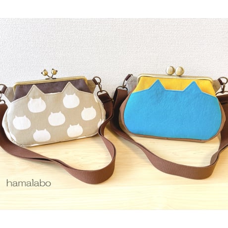 在庫調整で今だけ30％引き！【HA-b1147】ヒゲ口金/18cm角型(ブラック)・兼用カン付き