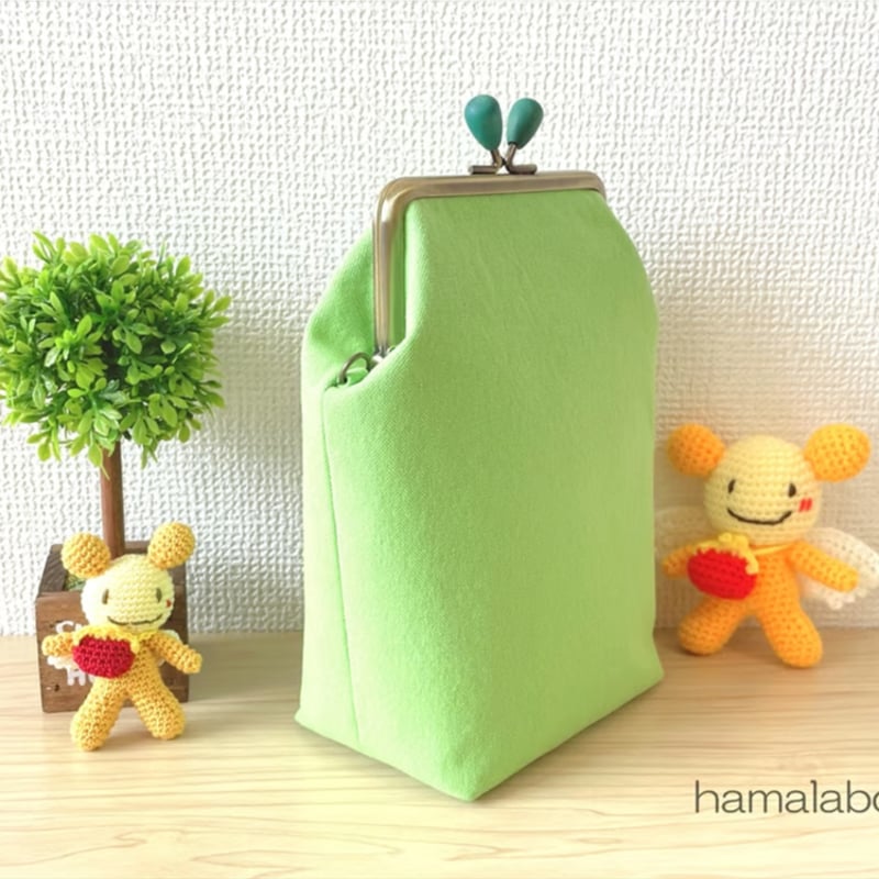 KT-2141】通常サイズ版！推しぬい用がま口ポーチ(ショルダー可能)の