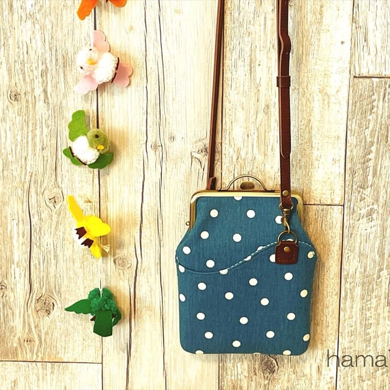 いろ葉　ちょっと和風の色々5点セット　ポーチ　がま口　手帳　サコッシュ いろ葉 ちょっと和風の色々5点セット ポーチ がま口 手帳 サコッシュ