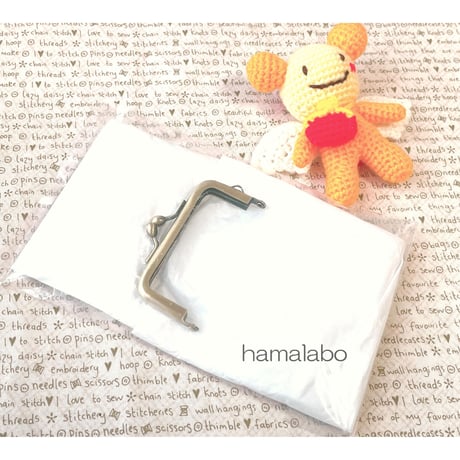 4月29日販売開始！【HA-2583】7.5cm/角型/ナツメひねり(アンティークゴールド)・カン付き/5本セット