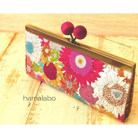 【HA-1543】19cm浮き足口金/小鳥のピースケ(アンティークゴールド)