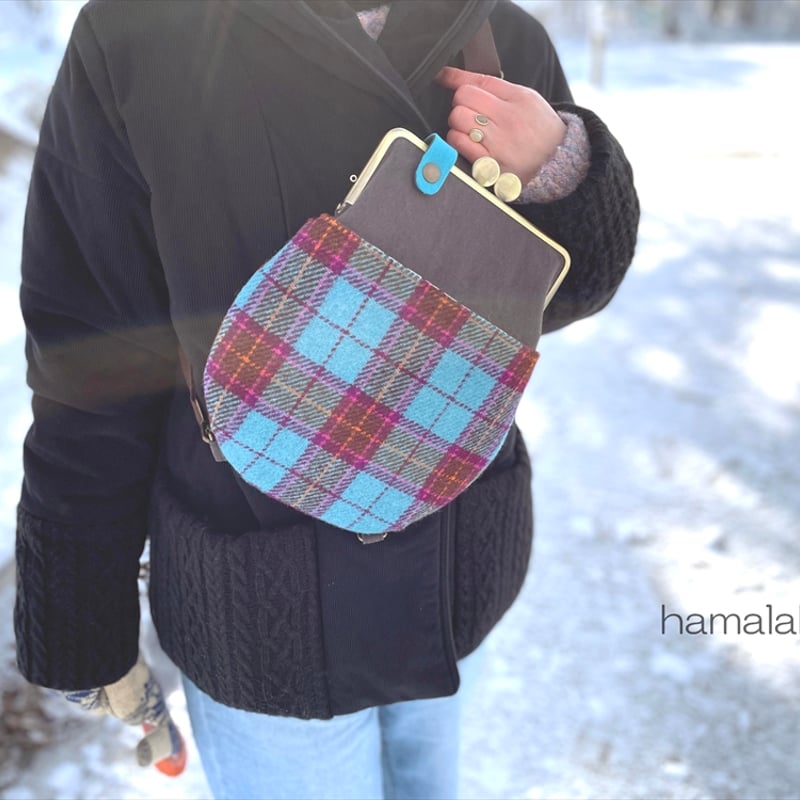 1月27日販売開始！【KT-2145-SET】スリム型がま口ボディバッグの型紙