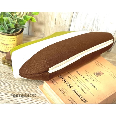 【KT-2110】がま口(ポケット)クラッチバッグ＆ショルダーバッグの型紙＆レシピ【24cm/角型用】