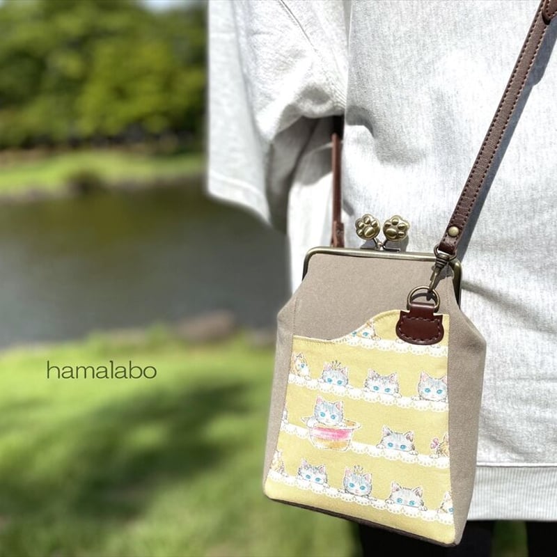 HA-689】ショルダーバッグ用のネコ型アタッチメント(極小サイズ) 8枚