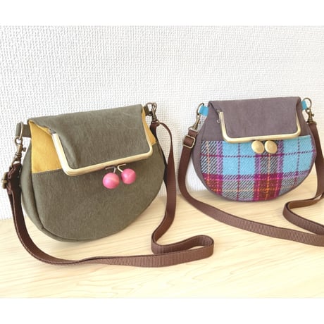 【HA-1240】スマイル刻印の碁石口金 12cm/角型(アンティークゴールド)