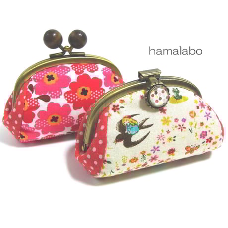 <廃盤予定>【HA-2279】10cmくし型口金/茶色どんぐり×緑色のどんぐり/アンティークゴールド