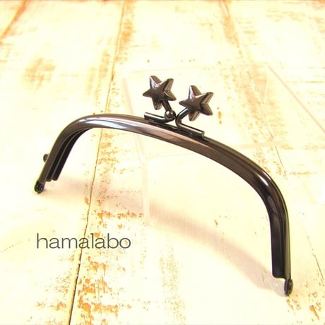 【HA-1970】12.5cm/くし型(メタルスター×ブラック)