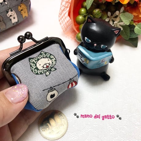 【対象口金購入で無料ダウンロード】KT-1028がま口小銭入れの型紙＆レシピ(コロリン型)【 5.5cm用】
