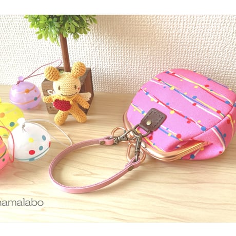 【KT-2153】☆アーチ窓＆マチ別タイプ☆推しぬい用がま口ポーチの型紙＆レシピ【9.9cm/くし型用】