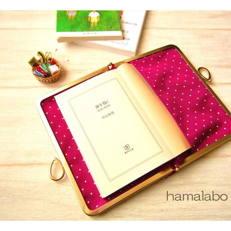 【HA-2414】17.7cm角型口金/ナツメひねり/アンティークゴールド