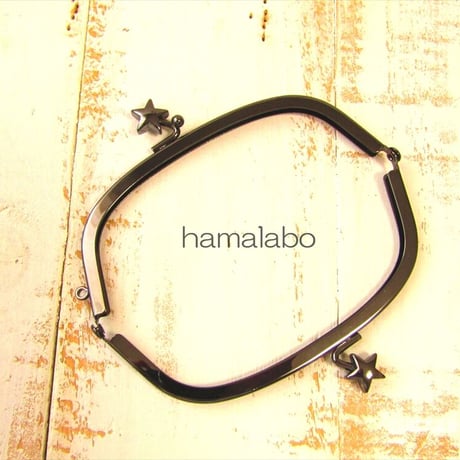 【HA-1970】12.5cm/くし型(メタルスター×ブラック)